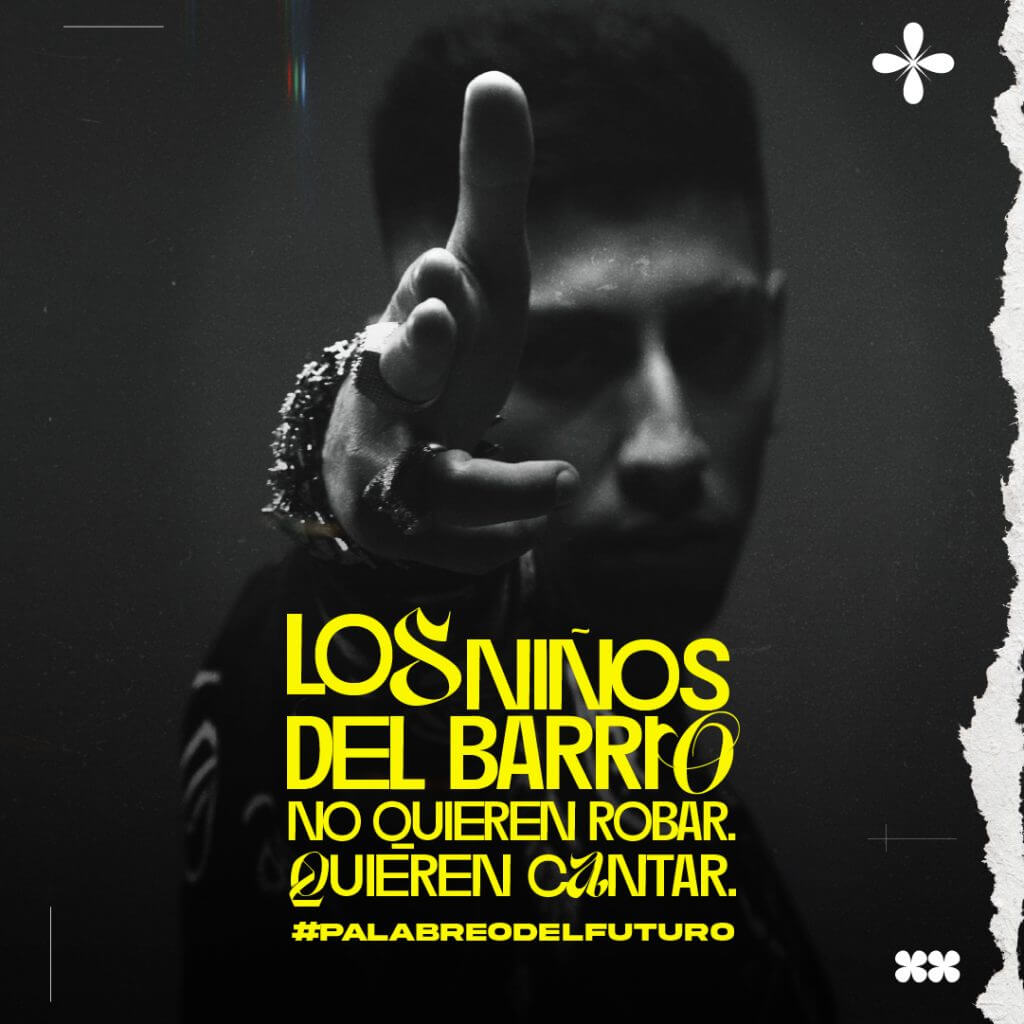 Los niños del barrio no quieren robar, quieren cantar y borrar la condena de sus destinos para escribir letras que abran nuevos caminos para forjar su futuro.